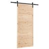 vidaXL Liukuovi Luonnollinen 80 x 208 cm T&auml;ysi m&auml;nty