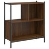 vidaXL Kirjahylly ruskea tammi 72x28x77,5 cm tekninen puu
