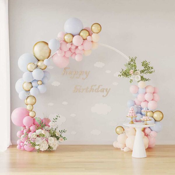 vidaXL H&auml;&auml;t Kaari Valkoinen 220 x 45 x 200 cm Ter&auml;s