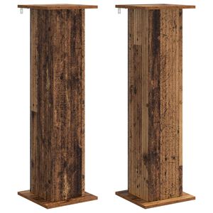 vidaXL Kasviteline 2 pcs Vanha puu 30,5 x 30 x 100,5 cm Tekninen puu