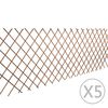 vidaXL Pajus&auml;leikk&ouml;aita 5 kpl 180x90 cm