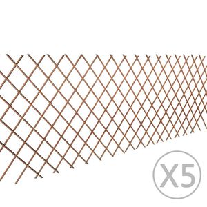 vidaXL Pajus&auml;leikk&ouml;aita 5 kpl 180x90 cm