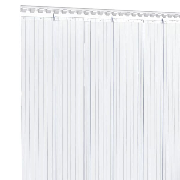 vidaXL Oviverho läpinäkyvä 300 mm x 2,6 mm 10 m PVC