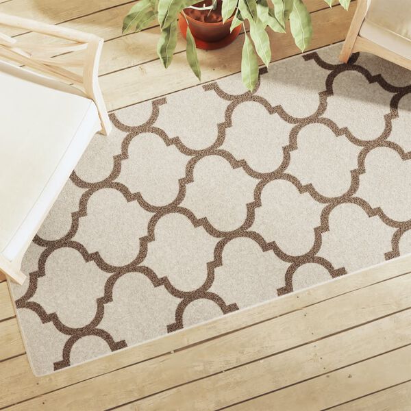 vidaXL Sis&auml;-/ulkomatto lyhytnukkainen moniv&auml;rinen 80x300 cm liukumaton