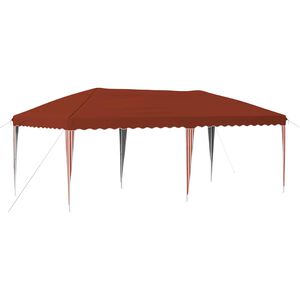 vidaXL Pop-up Juhlateltta 575 x 290 x 245 cm Terrakotta
