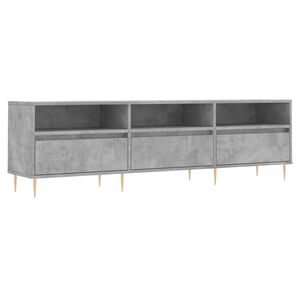 vidaXL TV-taso betoninharmaa 150x30x44,5 cm tekninen puu
