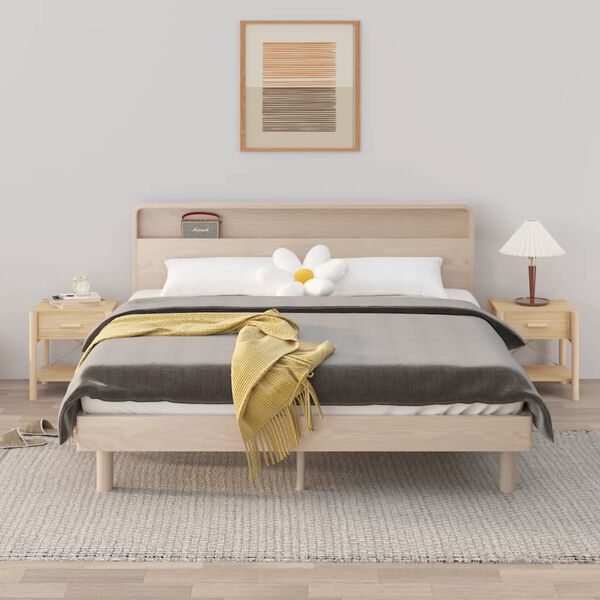 vidaXL Yöpöydät 2 kpl 42x38x45 cm tekninen puu