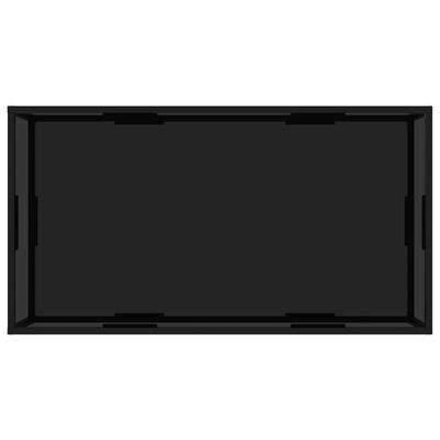 vidaXL Sohvapöytä musta 120x60x35 cm karkaistu lasi