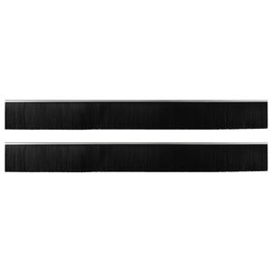 vidaXL Itsekiinnittyv&auml;t oven harjatiivisteet 2 pcs Hopea 100 cm