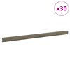 vidaXL Porrasaskelmien reunalistat 30 pcs Samppanja 67 x 3 x 2 cm