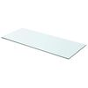 vidaXL Hyllypaneeli Kirkas Lasi 70x30 cm