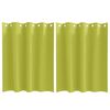 vidaXL Piment&auml;v&auml; verho renkailla 2 kpl Vihre&auml; 140 x 140 cm Polyesteri