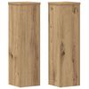vidaXL Kasvitelineet 2 kpl artesaani tammi 17x17x60 cm tekninen puu