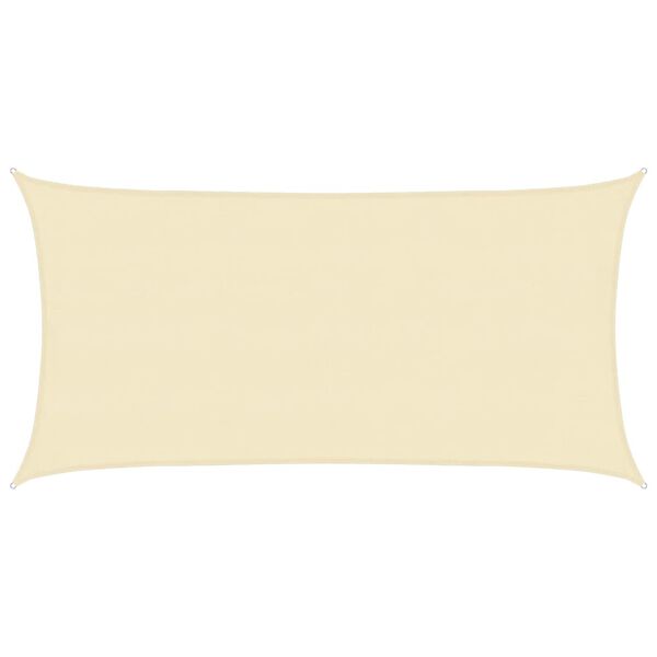 vidaXL Aurinkopurje 160 g/m&sup2; kerma 4x7 m HDPE