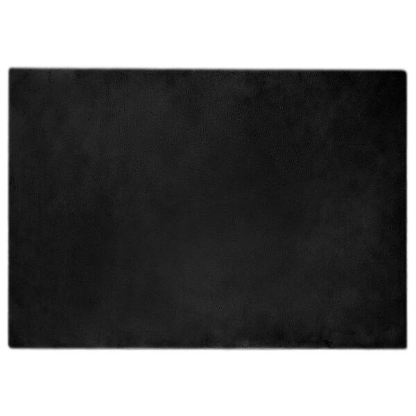 vidaXL Keinotekoinen Kanin Turkis Matto Olite Musta 140 x 200 cm