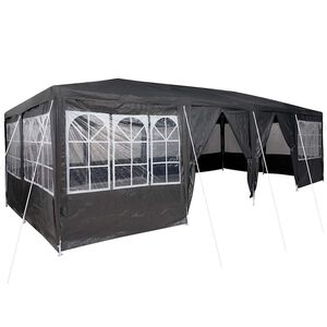vidaXL Juhlateltta Antrasiitti 800 x 400 x 266 cm Polyeteeni