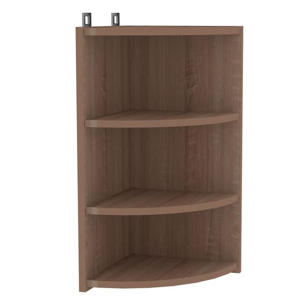 vidaXL Sein&auml;kulmahylly Sonoma-tammi 30x31,5x60 cm lastulevy