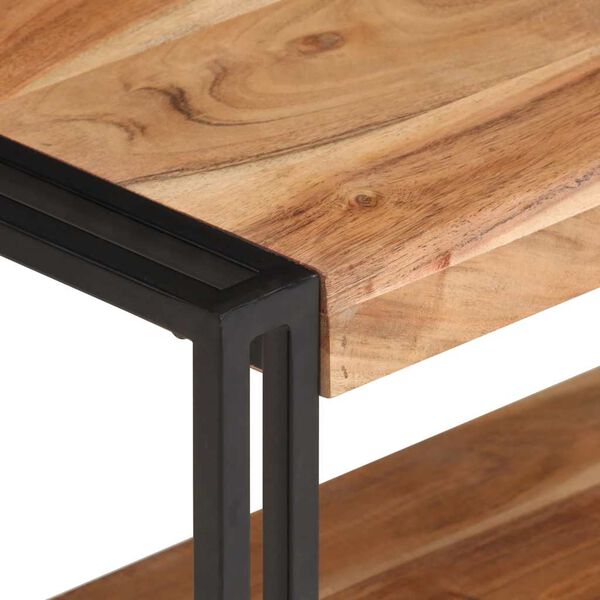 vidaXL TV-taso 120x30x40 cm täysi akaasiapuu