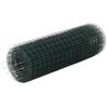 vidaXL Kanaverkko ter&auml;s PVC pinnoitteella 25x0,5 m vihre&auml;