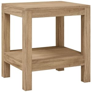 vidaXL Kylpyhuoneen sivup&ouml;yt&auml; 45x35x45 cm t&auml;ysi tiikki
