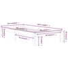 vidaXL S&auml;ngynrunko t&auml;ysi m&auml;nty 90x200 cm