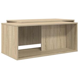 vidaXL Kahvip&ouml;yt&auml;setti 2 pcs Sonoman tammi Tekninen puu