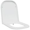 vidaXL WC-istuin valkoinen 47,5 x 35 x 3,6 cm Duroplast