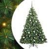 vidaXL Tekojoulukuusi 300 LED-valoilla Vihre&auml; 180 cm PE ja PVC