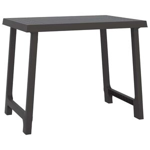 vidaXL Retkip&ouml;yt&auml; antrasiitti 79x56x64 cm PP puutyyli