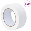 vidaXL Maalaustelat 50 pcs Valkoinen 50mm x 50m Paperi