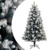 vidaXL Salkomallinen tekoinen joulukuusi 120 cm PVC ja metalli