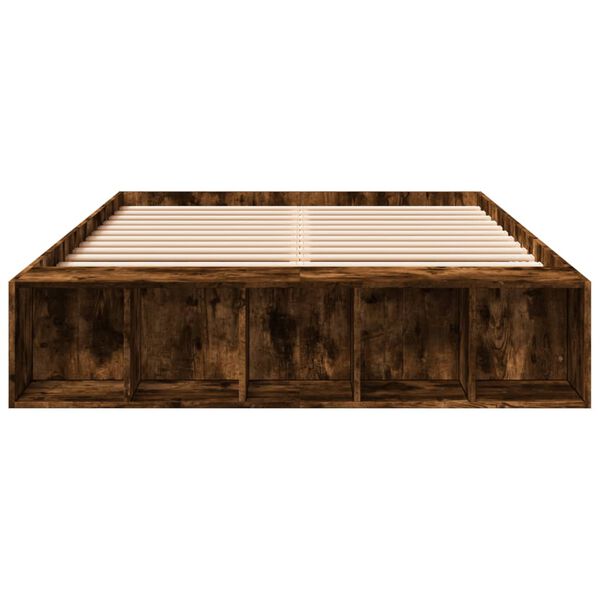 vidaXL S&auml;ngynrunko savutammi 140x190 cm tekninen puu