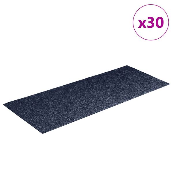 vidaXL Porrasmatot itseliimautuvat 30 kpl 60x25 cm harmaansininen suorakaiteen muotoinen