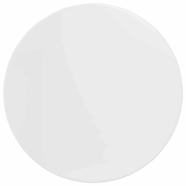 vidaXL P&ouml;yt&auml;levy Korkeakiilto valkoinen 80 x 80 x 1,5 cm Tekninen puu