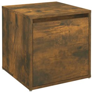 vidaXL S&auml;ilytyslaatikko savutammi 40,5x40x40 cm tekninen puu