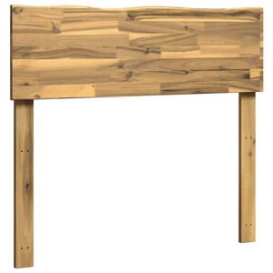 vidaXL Luonnonreunainen s&auml;ngynp&auml;&auml;ty ROSTOCK valkoinen 90 cm
