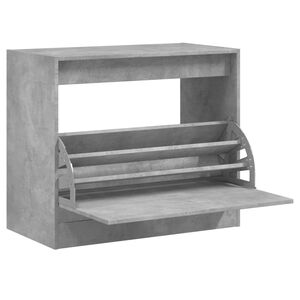 vidaXL Kenk&auml;kaappi betoninharmaa 80x42x69 cm tekninen puu