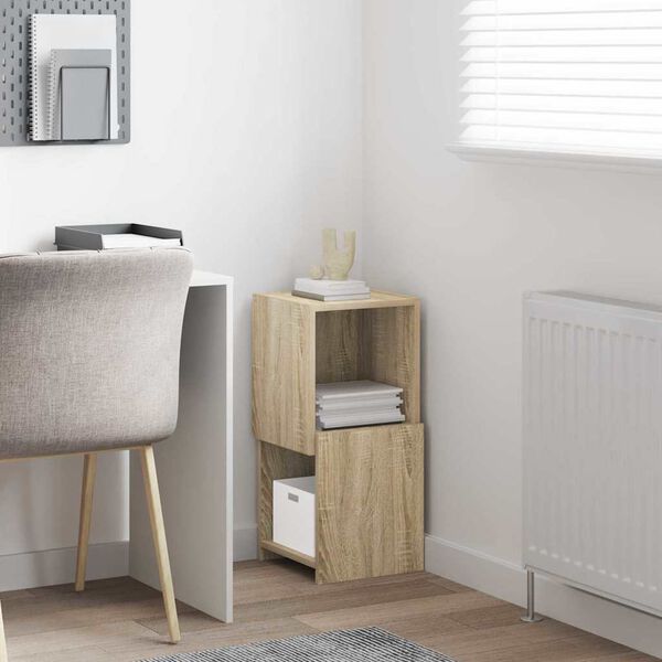 vidaXL Kulmakaappi Sonoman tammi 30,5x30x65cm Tekninen puu