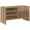 vidaXL Levykaappi Artisan tammi 78,5 x 35 x 45 cm Tekninen puu