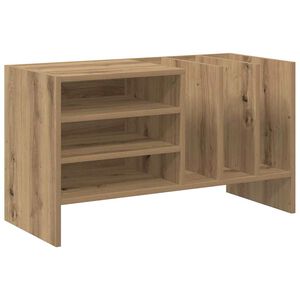 vidaXL Levykaappi Artisan tammi 78,5 x 35 x 45 cm Tekninen puu