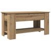 vidaXL Sohvap&ouml;yt&auml; artesaani tammi 101x49x52 cm tekninen puu