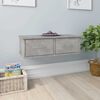 vidaXL Sein&auml;laatikkohylly betoninharmaa 60x26x18,5 cm tekninen puu