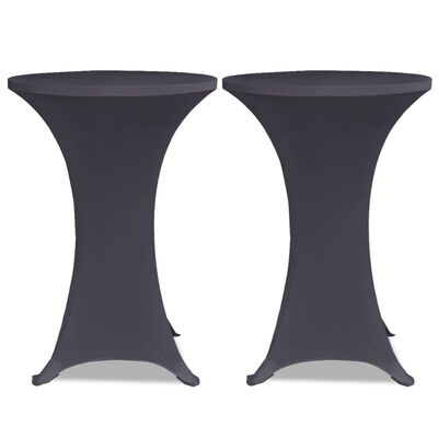 vidaXL Venyvä pöydänsuoja 4 kpl 70 cm antrasiitti
