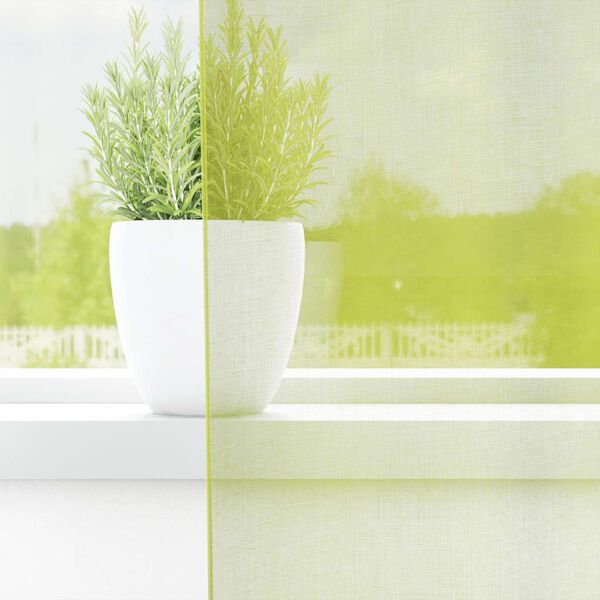 vidaXL Voileeverhot läpiviennillä 2 kpl omenanvihreä 140x245 cm