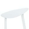 vidaXL Ruokatuolit 2 pcs Valkoinen 42 x 47.5 x 81 cm