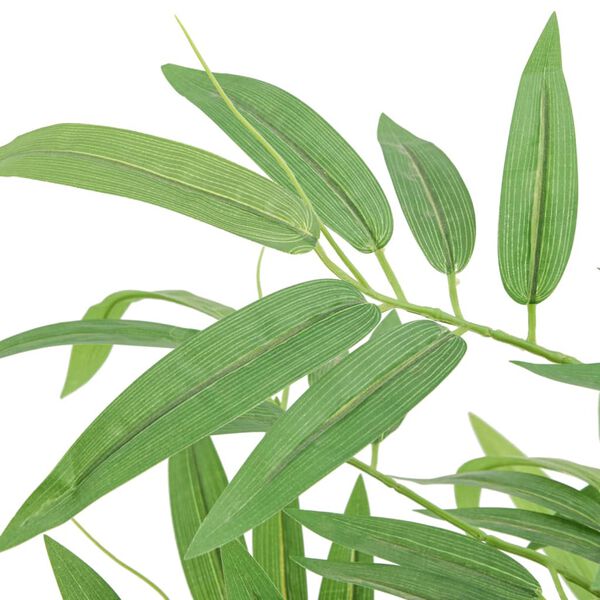 vidaXL Tekokasvi bambupuu 384 lehte&auml; 120 cm vihre&auml;