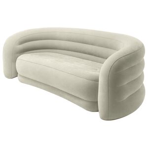 INTEX Kaareva sohva INTEX Harmaa 229 x 109 x 81 cm PVC ja viskoosi