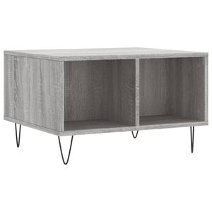 vidaXL Sohvap&ouml;yt&auml; harmaa Sonoma 60x50x36,5 cm tekninen puu