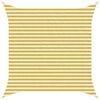 vidaXL Aurinkovarjolaudat Keltainen ja valkoinen 3,6 x 3,6 m HDPE