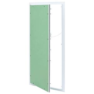 vidaXL Access Panel Vihre&auml; ja hopea 45 x 85 cm Alumiini ja kipsilevy